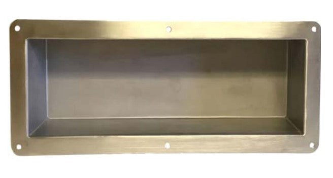 Stainless Steel Recessed Shelf, Front Mount 