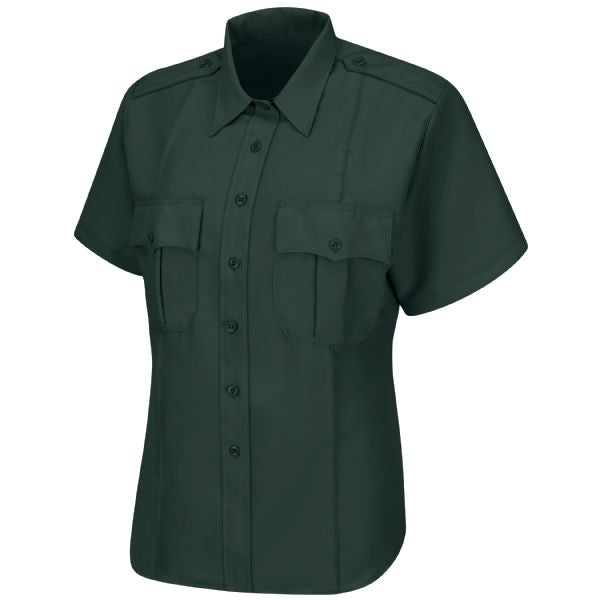 Load image into Gallery viewer, Horace Small Sentry Women&#39;s Short Sleeve Uniform Shirt With Zipper
