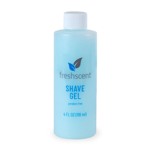 FreshScent FSG4 4 oz. Shave Gel - clear bottle (Case)