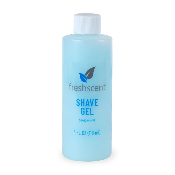 FreshScent FSG4 4 oz. Shave Gel - clear bottle (Case)