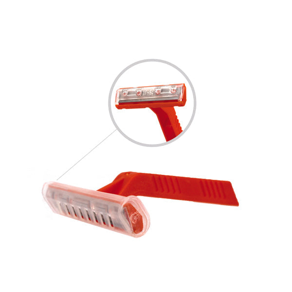 SBSHR Short Orange Single Blade Razors (Case)