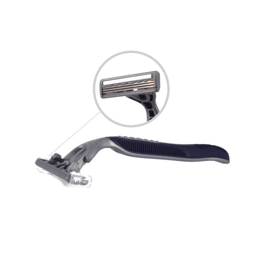 NWI RAZ3 Triple Blade Razors with Lubricating Strip (Case)