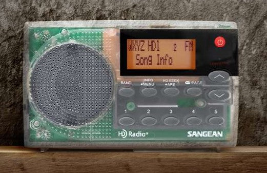 Load image into Gallery viewer, Sangean HDR-14CLX Portable HD Radio without Speaker - Clear
